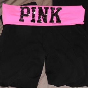 Victoria secret pink yoga pants size small